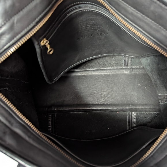 XL Coach colorful C, XL Dooney & Coach all black leather briefcase - Picture 12 of 13